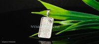 Platinum P95 Natural Diamond Unisex Pendant