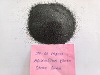 Stone Abrasive 30-60 Mesh High Hardness Stone Black Color Stone Grit And Sand For Abrasive Water Jet Cutting Sand Sand Blasting Alternative - Artificial Stone Type: Solid Surface