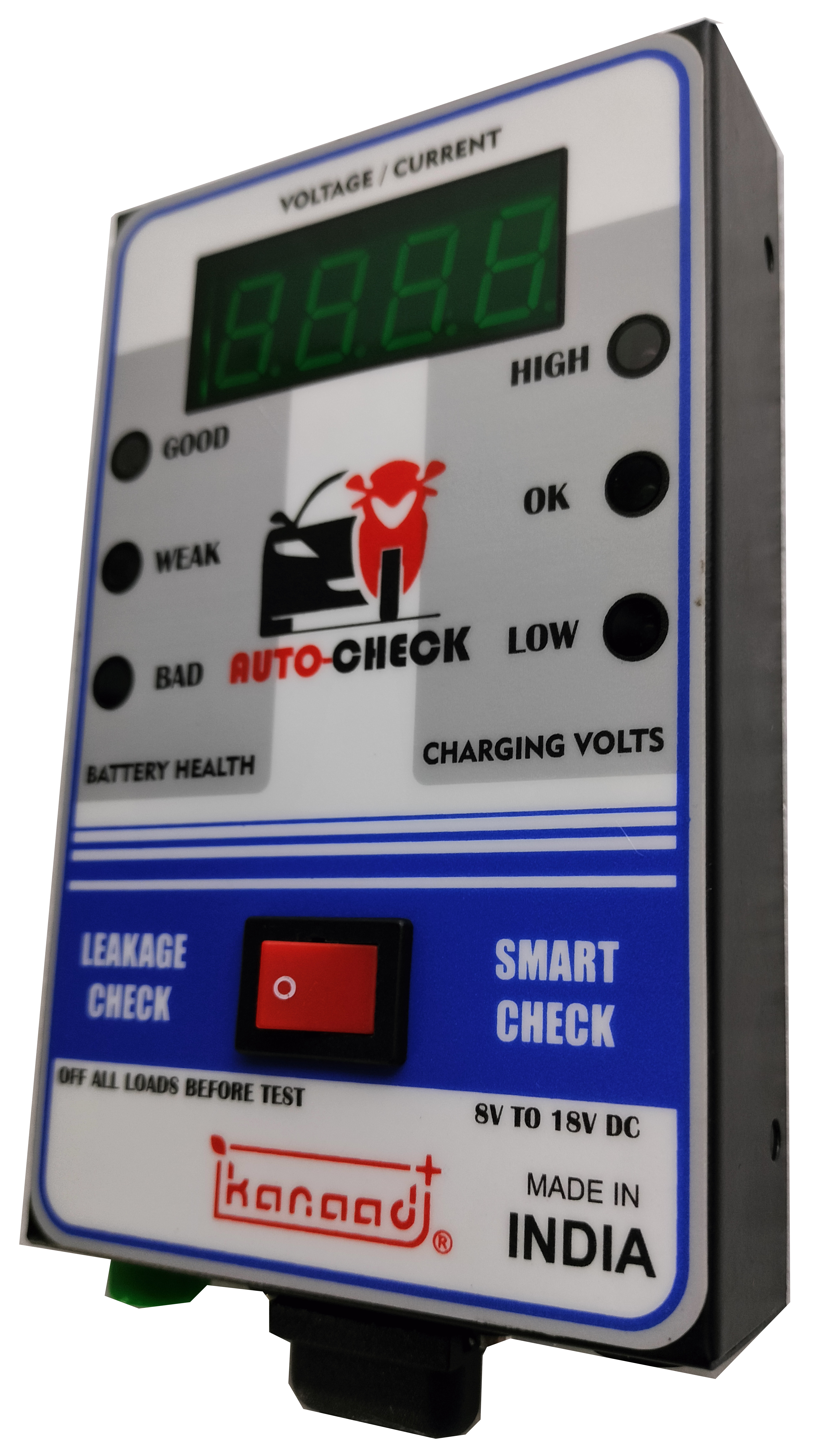 auto leakage current check meter for bike and car battery