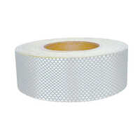 White Retro Reflective Tape - Length: 50  Meter (m)