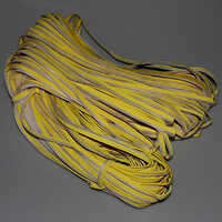 Nylon Reflective Piping Strip - 0.5 Inch Size, Yellow Color | Durable Material For Safety Jackets, Ideal For Enhanced Visibility