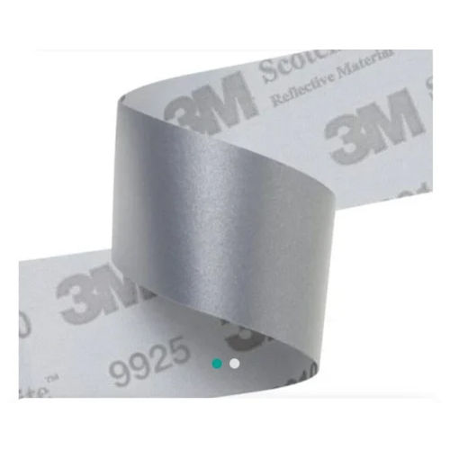 Silver 2 Inch Polyester Fabric Tape