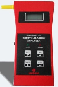 Breath Alcohol Analyzer - Silver Finish | 12 Month Warranty, Alcohol Detection Alarm 