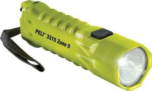 Pelican 3315 LED Flashlight - HDPE Body Material, Lightweight 0.18 lbs, Ideal for Search Light Use | Alkaline Battery Powered