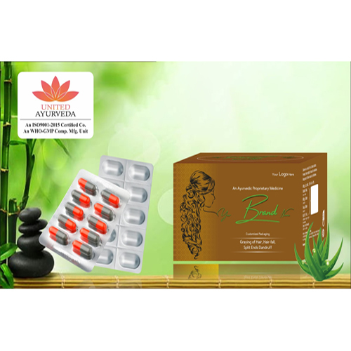 Graying Of Hair Hair Fall Split Ends Dandruff Capsules