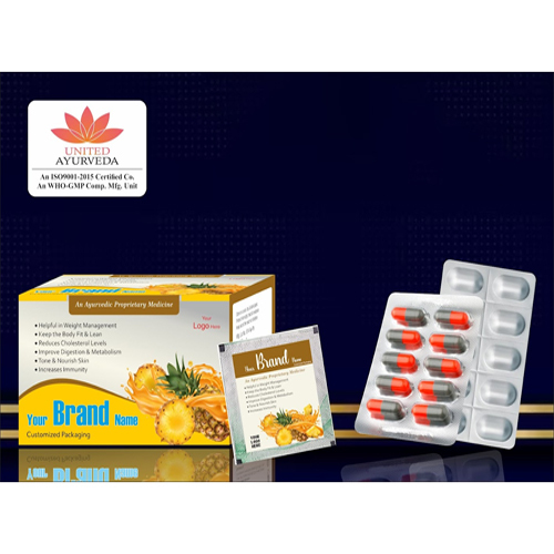 Vilayati Lmli Green Tea Pineapple Dalchini Tulsi Guggul Methi Gul Banafsha Capsule