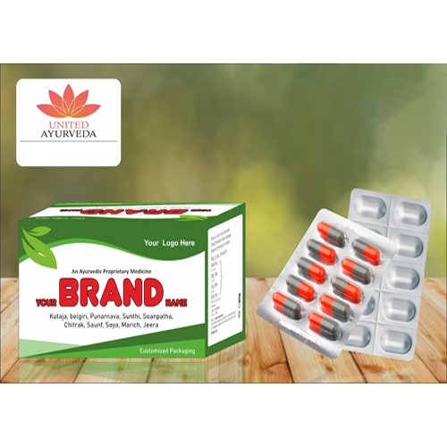 Kutja Belgiri Punernava Sunthi Soanpatha Chirak Saunf Soya Marich Jeera Capsules