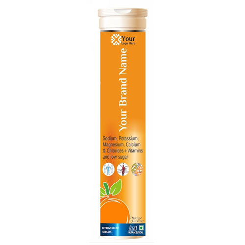 Sodium Potassium Magnesium Calcium and Chloride Vitamins and Low Suger Effervescent Tablets