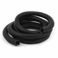 Black Pvc Corrugated Pipe - Aisi Seamless, 2-inch Round Design | Durable, High-quality Structure Pipe With Warranty