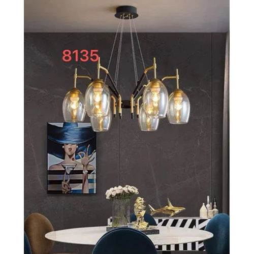 Candle Glass Hanging Chandelier Application: Decoration