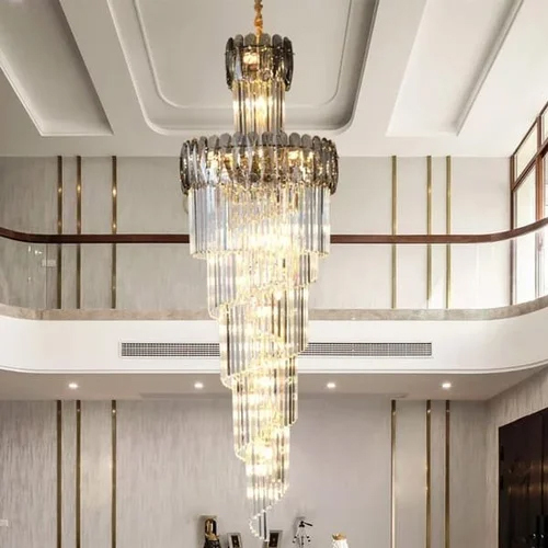 Gorgeous Double Height Chandelier