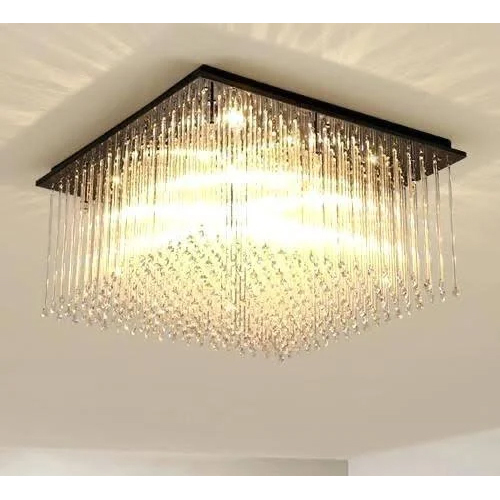 Golden Crystal Chandelier