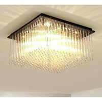 Golden Crystal Chandelier