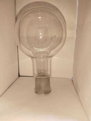 Round Bottom Flask - Borosilicate Glass Material, 500ml Capacity | Heat Resistant, Laboratory Grade, Ideal for Chemical Reactions