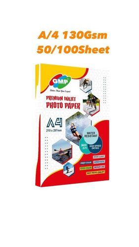 GMP 130gsm A4 Inkjet Photo Glossy Paper -50 Sheet