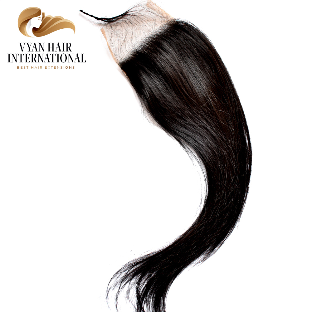 Wholesale Raw Cuticle Aligned Hair 100 Virgin Human Hair Brazilian Hair Straight Closure