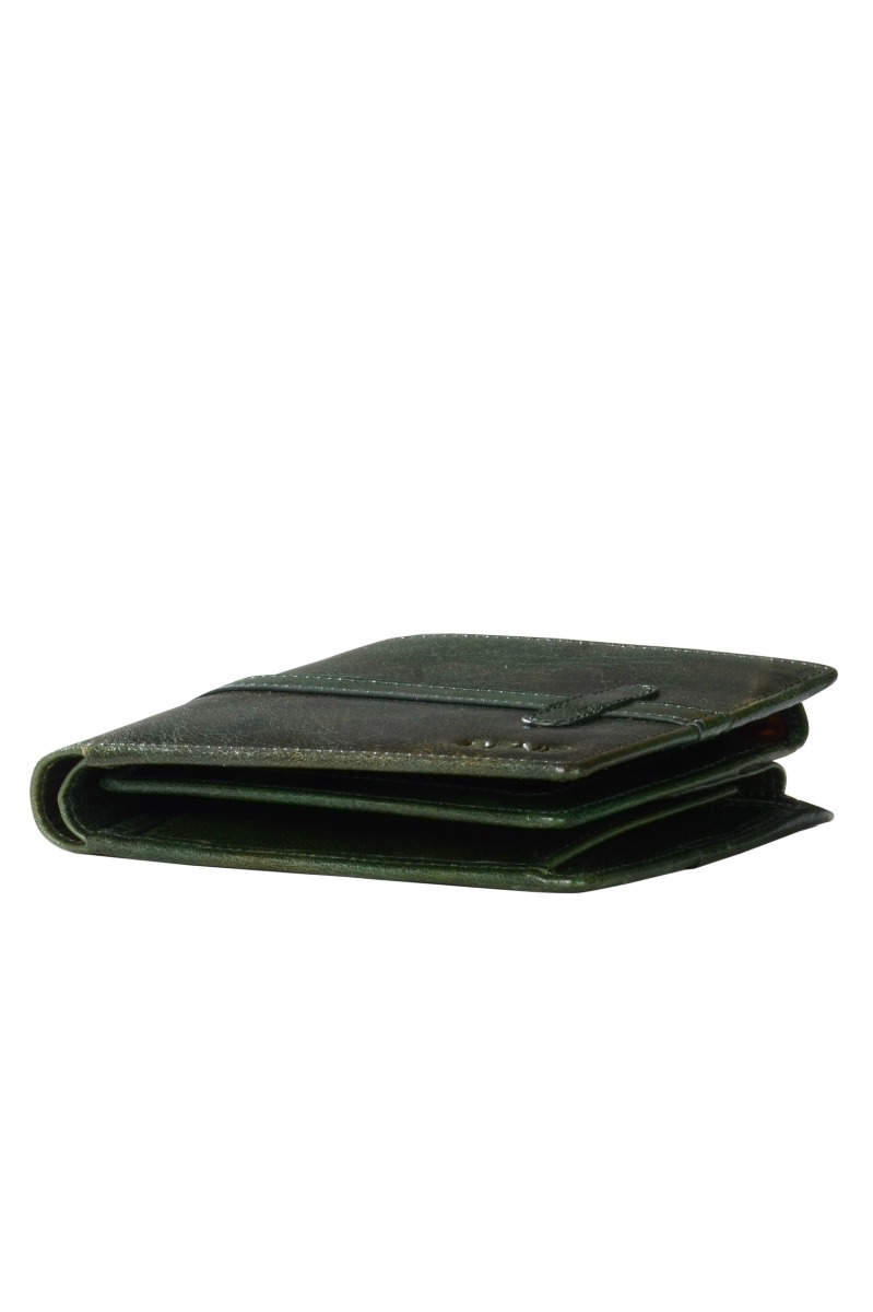 Genuine Leather Bottle Green Gents Wallet