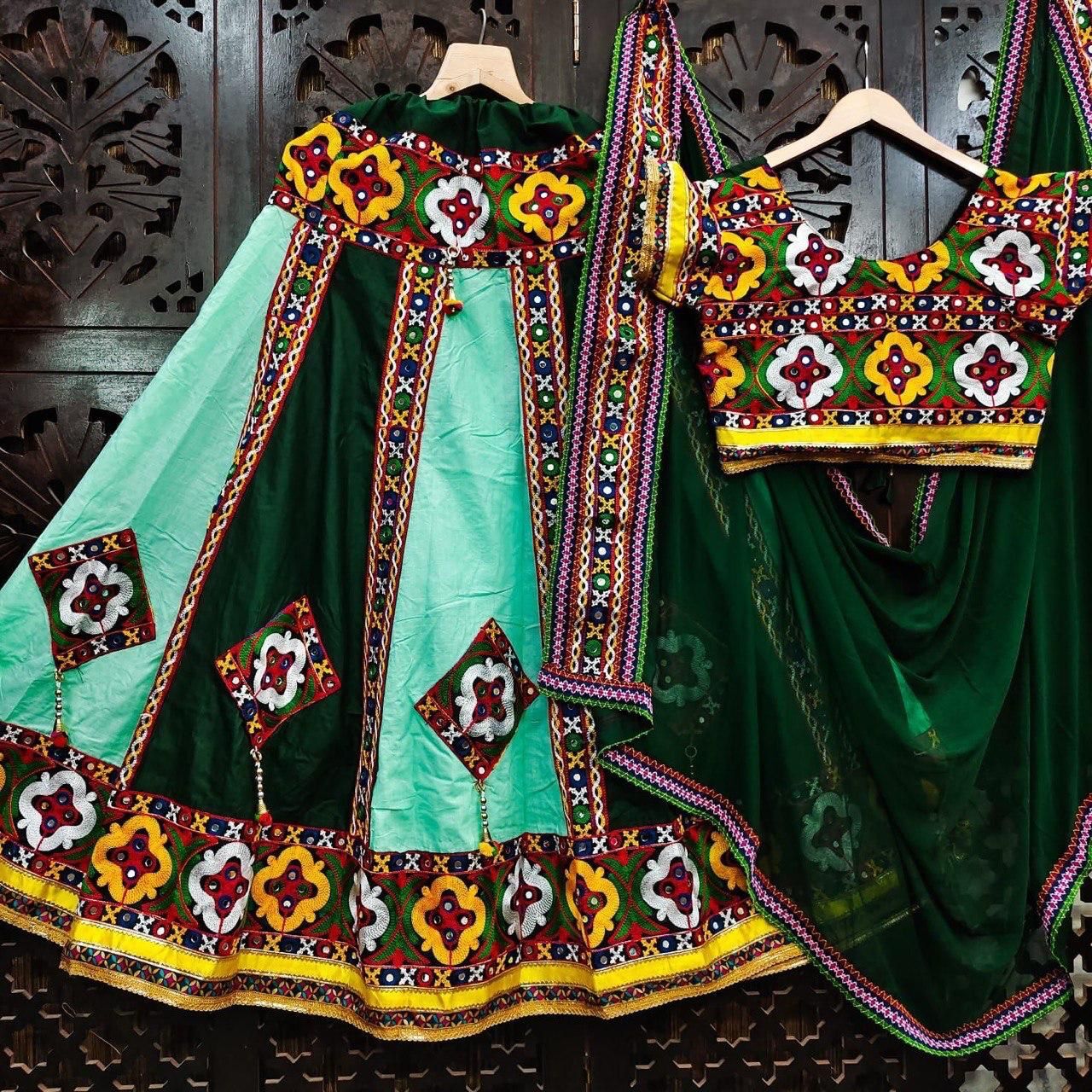 New Party Wear Cotton Navratri Lehenga Choli