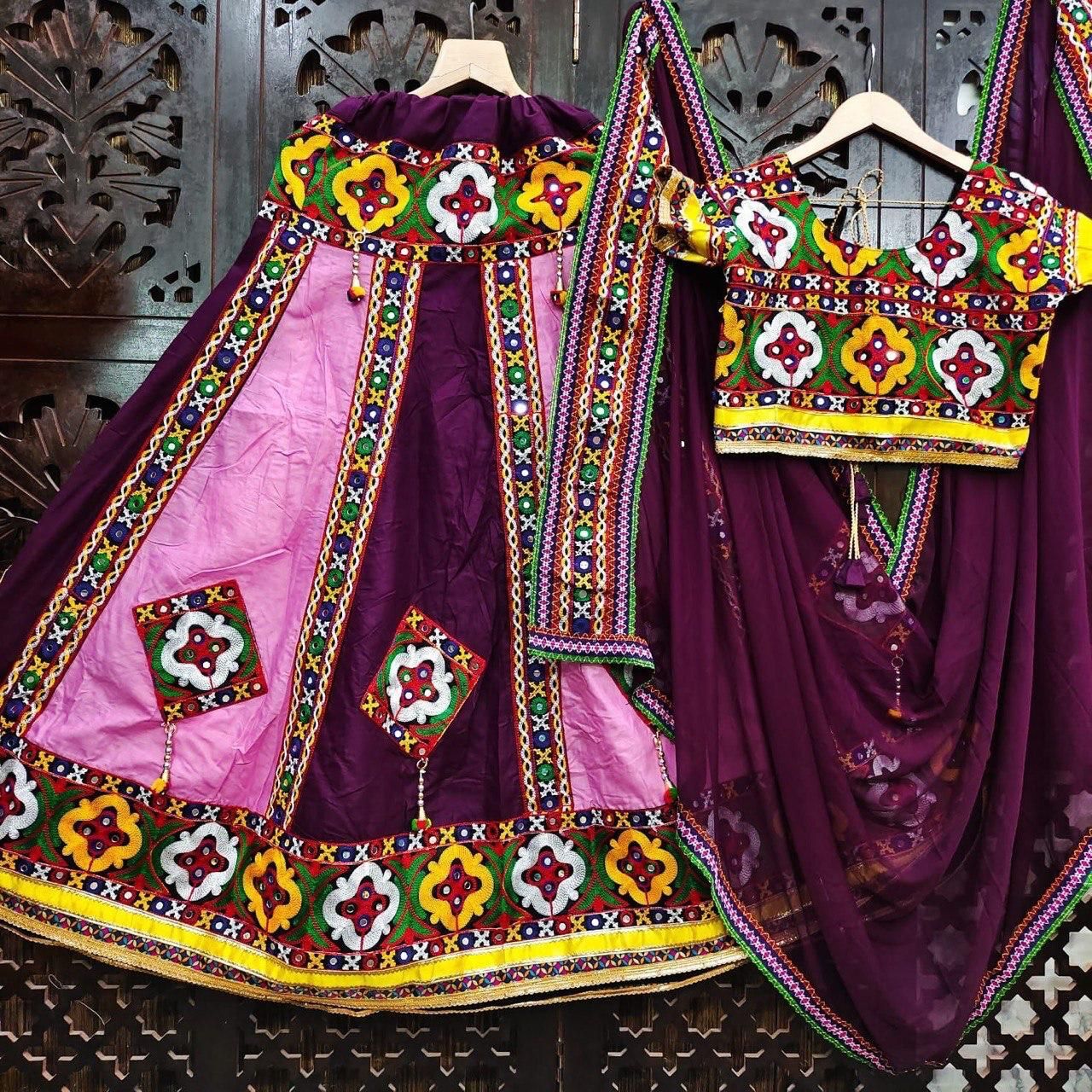 New Party Wear Cotton Navratri Lehenga Choli