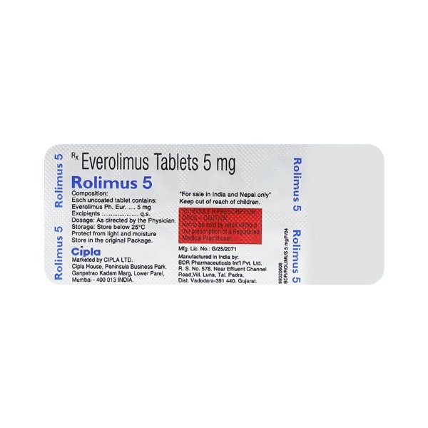 Rolimus 10 Mg Tablets