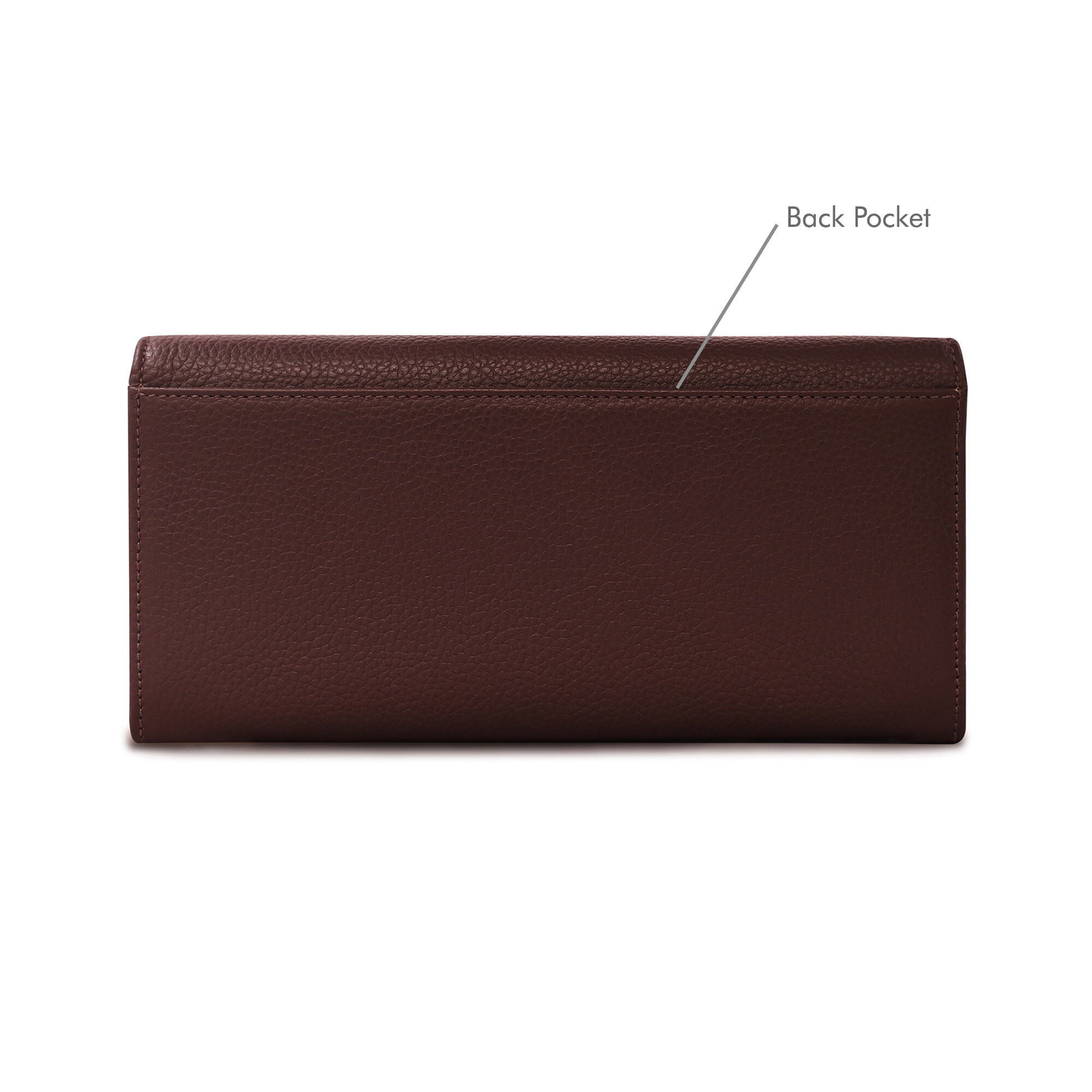 GENUINE LEATHER BROWN LADIES WALLET