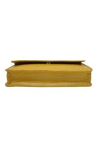 Genuine leather Lt. Mint / Cream-Olive zip around ladies wallet