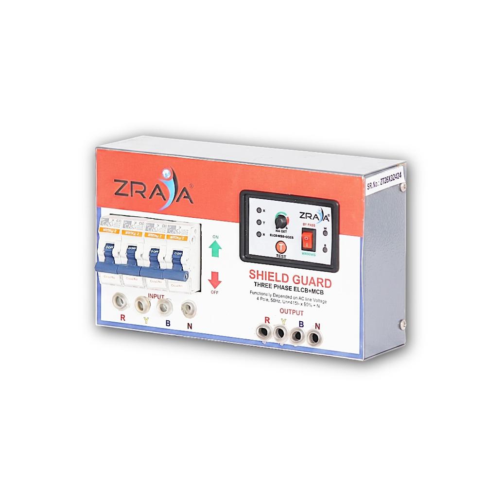Three Phase 63Amp Elcb-Mcb - Color: White