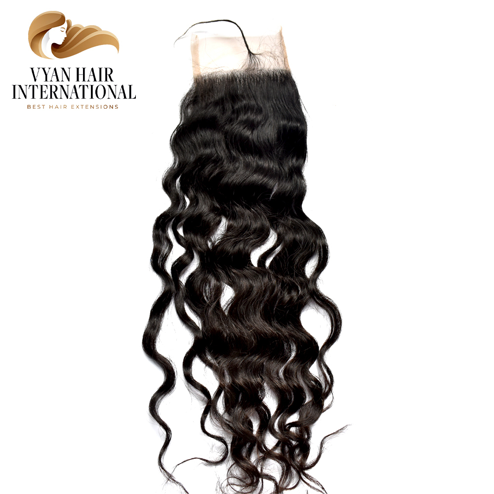 Remy Virgin Human Hair Closure Natural Black Hair