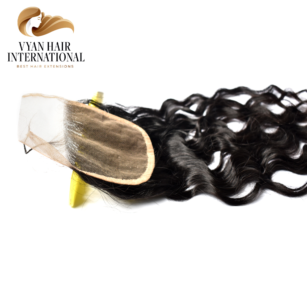Cheap Wholesale Brazilian Virgin Human Hair Piece Transparent Full Hd Lace Closure