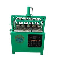 Roll Automatic Five Die Hydraulic Dona Machine - Color: Green