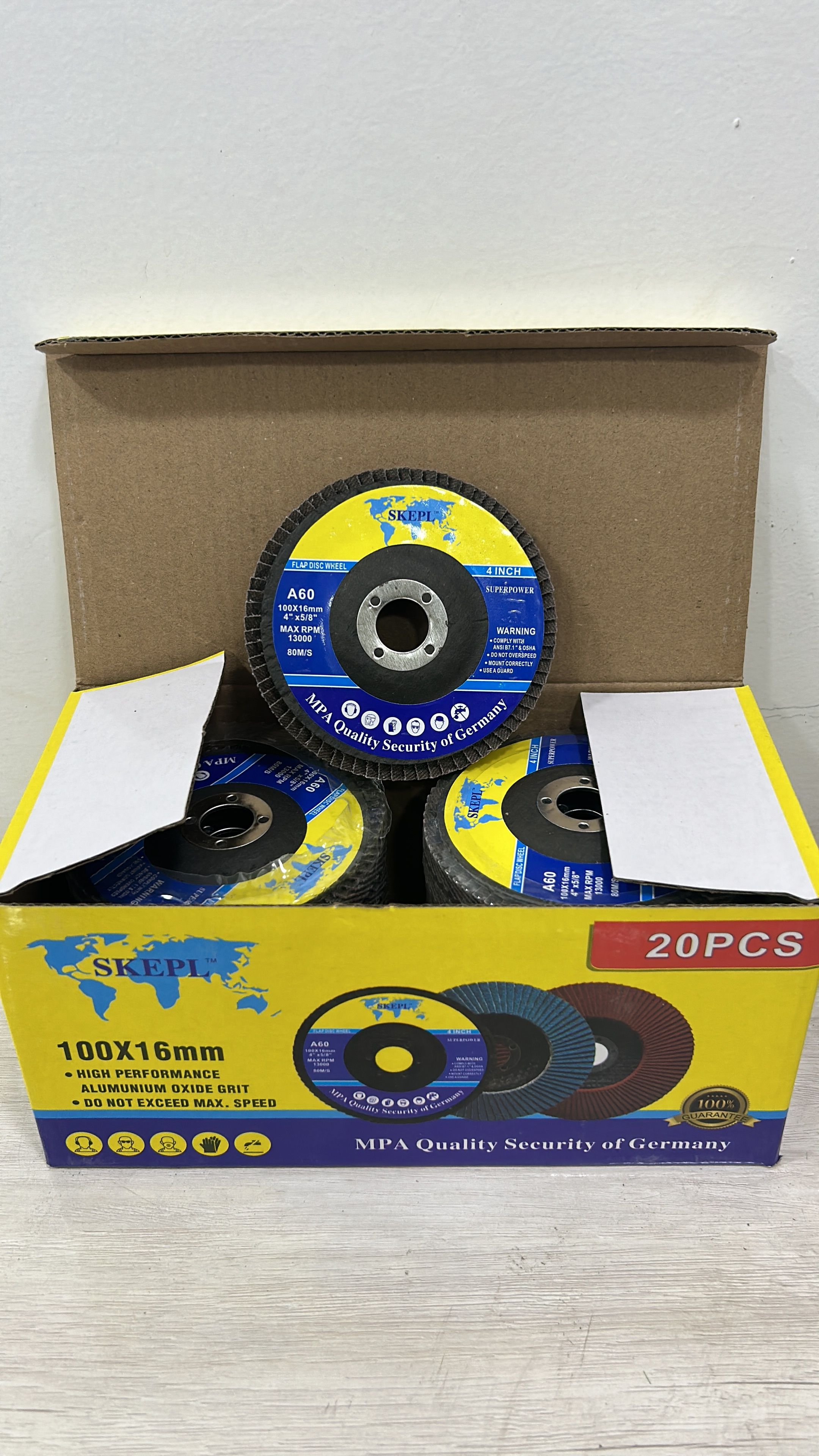 SKEPL 4 INCH FLAP DISC NO.80