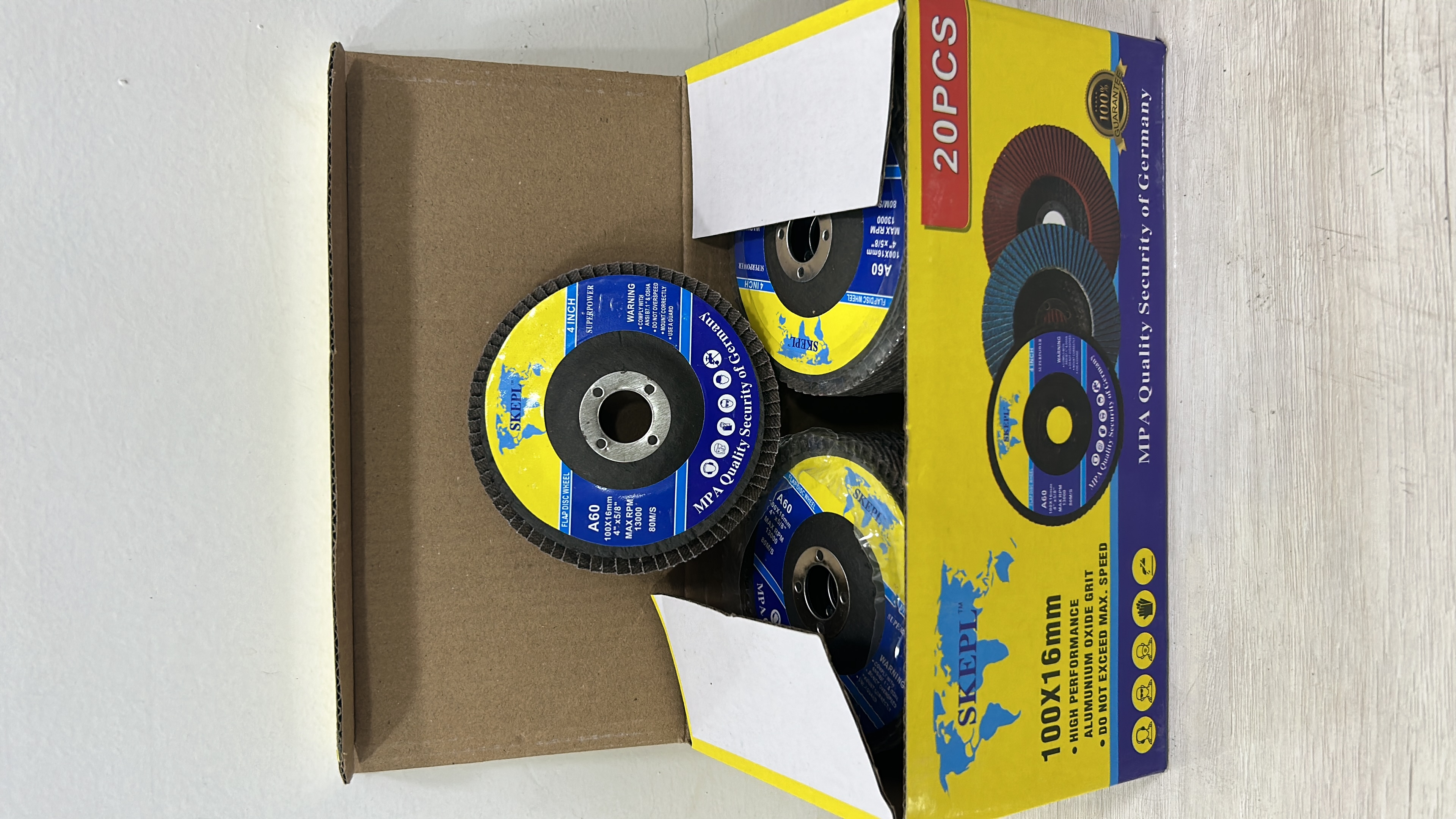 SKEPL 4 INCH FLAP DISC NO.80