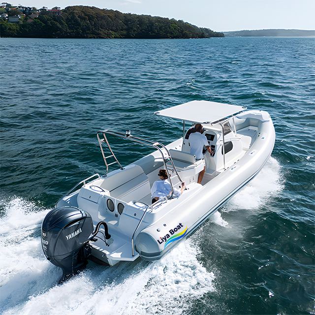 Liya 27feet inflatable fishing boat large inflatable boat for sale