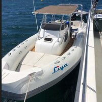 Liya 27feet inflatable fishing boat large inflatable boat for sale