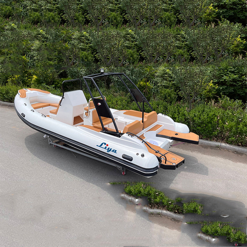 Liya 6.6m inflatable boat 22ft rib boat with outboard motor