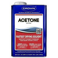 Acetone Fastest Drying Solvent