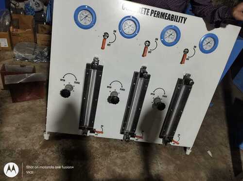 Concrete Permeability Test Apparatus - Brass/Gunmetal, 150mm Cube Size, Pressure Range: 0-15 kg/cm² | Accurate Results, Reliable Analysis, Easy Operation