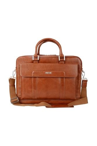 GENUINE LEATHER TAN PROFESSIONAL BAG