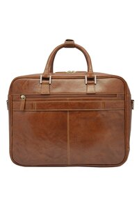 GENUINE LEATHER TAN PROFESSIONAL BAG