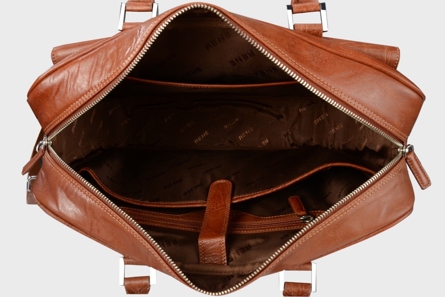 GENUINE LEATHER TAN PROFESSIONAL BAG
