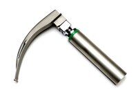 Fiber optic laryngoscope set Macintosh with handle