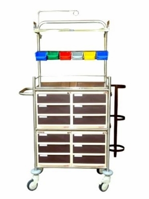Crash Cart With Abs Drawer