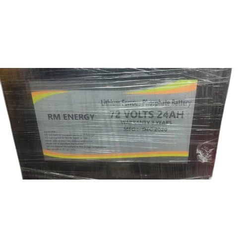 Black 72V 24Ah Lithium Battery Pack For E-Vehicles