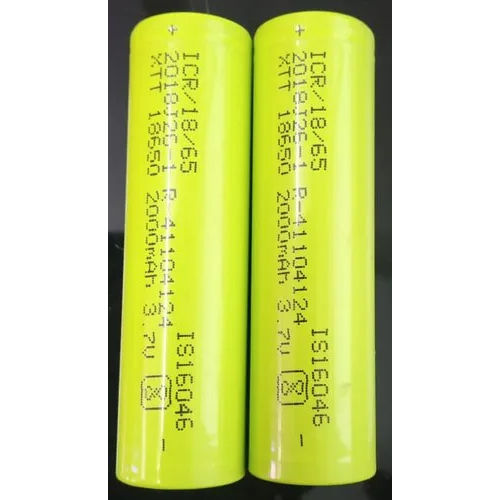 2000mAh 3.7 Volt 18650 Lithium Li-ion Rechargeable Battery