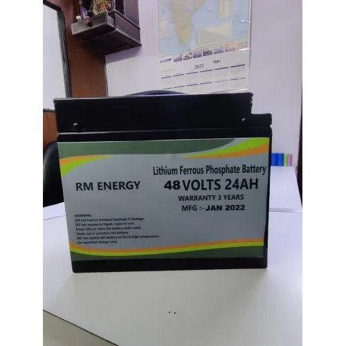 48 Volt 24 Ah Lithium Battery (51.2V 16S)