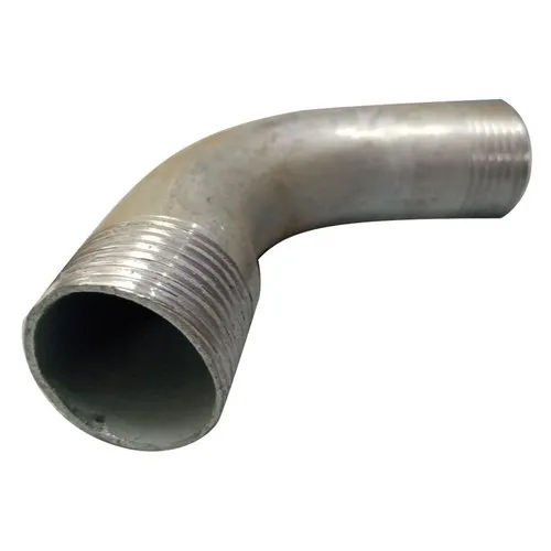 Silver Mild Steel Pipe Bend