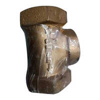 4 Inch Mild Steel Union Tee - Color: Brown