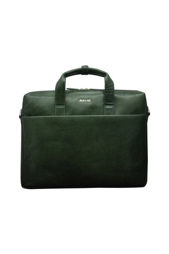 GENUINE LEATHER BOTTLE GREEN PROFESSIONAL BAG