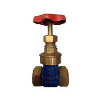3 Inch Brass Gate Valve - Color: Silver