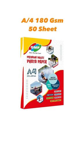 Gmp 180gsm A4 Inkjet Photo Glossy Paper(50 Sheets)